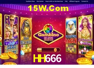 Tela de boas-vindas e lobby de jogos do aplicativo HH666